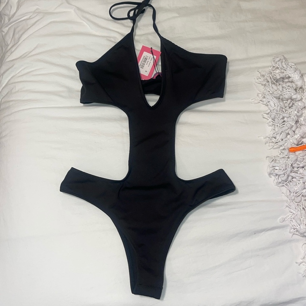 Black edikted body suit